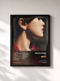 #noir Rare (Deluxe) by Selena Gomez as a framed art print, black frame, printed and framed in France