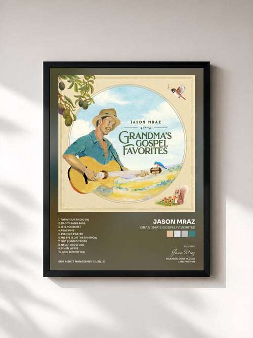 Jason Mraz · Grandma's Gospel Favorites — Affiche encadrée