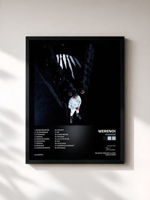 Werenoi · Pyramide — Affiche encadrée