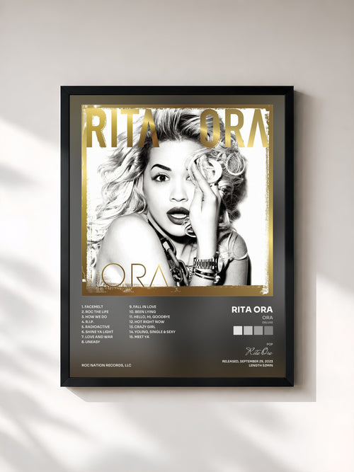 Rita Ora · ORA (Deluxe) — Lámina enmarcada