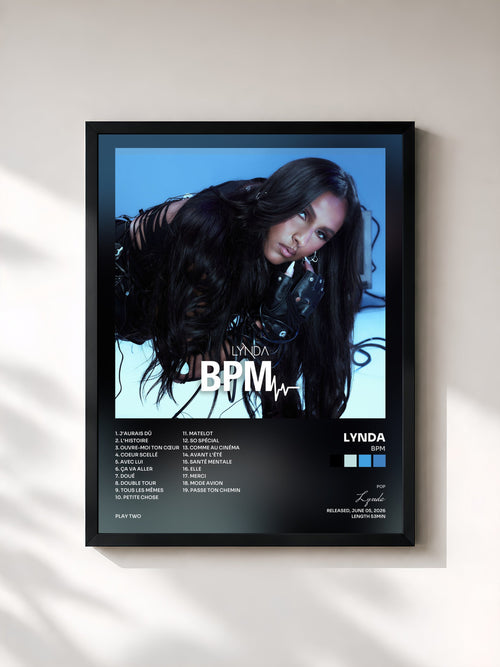Lynda · BPM — Gerahmter Kunstdruck