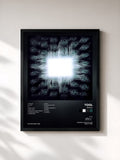 #noir Ænima by TOOL as a framed art print, black frame, printed and framed in France