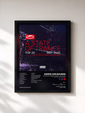 #noir A State Of Trance Top 20 - May 2020 (Selected by Armin van Buuren) de Armin van Buuren en lámina enmarcada, marco negro, impresa y enmarcada en Francia