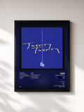 #noir Twenty Twenty by Djo as a framed art print, black frame, printed and framed in France