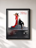 #noir L'album du mâle by Lynda as a framed art print, black frame, printed and framed in France
