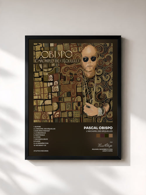 Pascal Obispo · L'archipel des séquelles — Framed art print