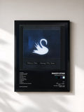 #noir Tableau de l'album Among My Swan de Mazzy Star, cadre noir, imprimé et encadré en France