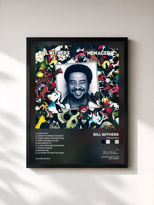 Bill Withers · Menagerie — Gerahmter Kunstdruck