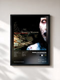 #noir Tableau de l'album Antichrist Superstar de Marilyn Manson, cadre noir, imprimé et encadré en France