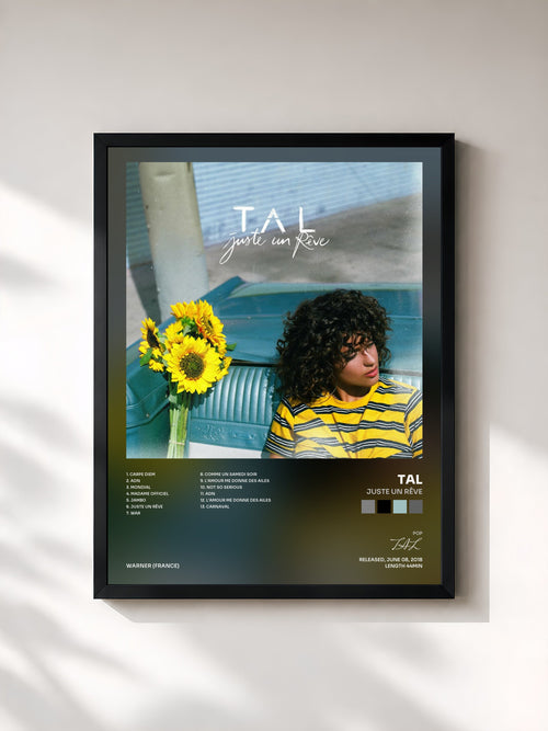 TAL · Juste un rêve — Lámina enmarcada