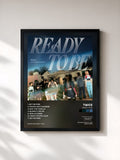 #noir Tableau de l'album READY TO BE de TWICE, cadre noir, imprimé et encadré en France