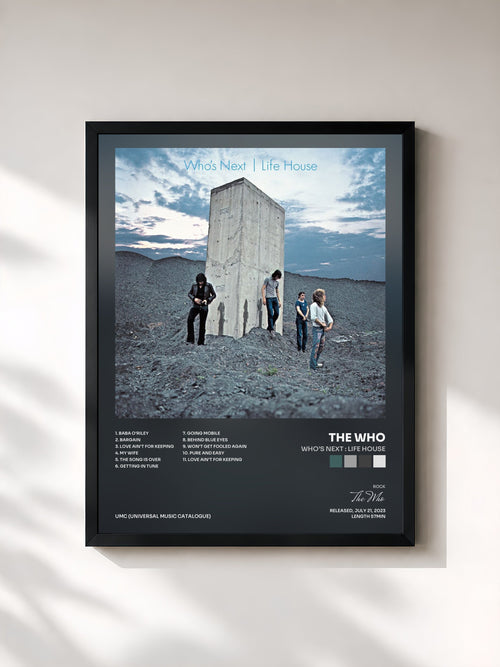 The Who · Who’s Next : Life House — Affiche encadrée