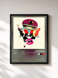 #noir Tableau de l'album Always Outnumbered, Never Outgunned de The Prodigy, cadre noir, imprimé et encadré en France