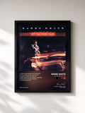 #noir Tableau de l'album Let The Music Play de Barry White, cadre noir, imprimé et encadré en France