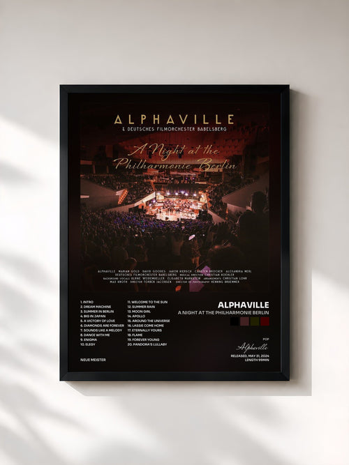 Alphaville · A Night at the Philharmonie Berlin — Framed art print