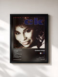 #noir C.K. di Chaka Khan in stampa incorniciata, cornice nera, stampata e incorniciata in Francia