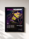 #noir Tableau de l'album Come Fly Away de Benny Benassi, cadre noir, imprimé et encadré en France