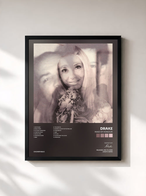 Drake · MAID OF HONOUR — Framed art print