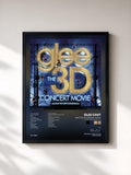 #noir Glee The 3D Concert Movie (Motion Picture Soundtrack) de Glee Cast en lámina enmarcada, marco negro, impresa y enmarcada en Francia