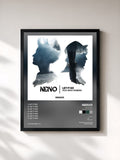 #noir Tableau de l'album Let It Go (feat. Nicky Romero) de Nervo, cadre noir, imprimé et encadré en France