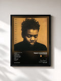 #noir Tableau de l'album Tracy Chapman de Tracy Chapman, cadre noir, imprimé et encadré en France