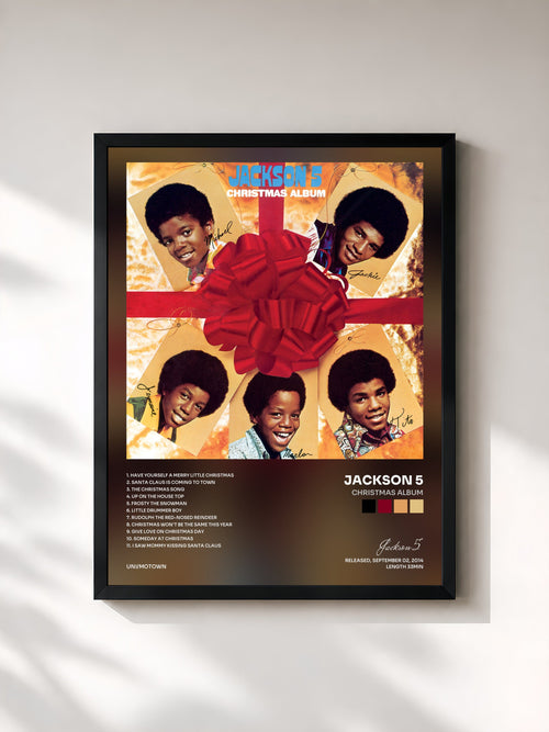 Jackson 5 · Christmas Album — Affiche encadrée