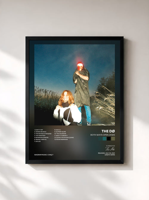 The Dø · Both Ways Open Jaws — Affiche encadrée