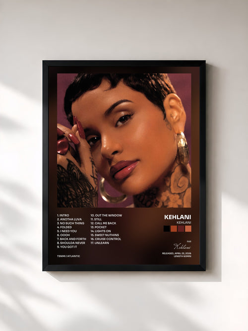 Kehlani · Kehlani — Affiche encadrée