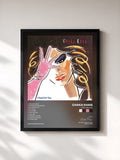 #noir Tableau de l'album I Feel for You de Chaka Khan, cadre noir, imprimé et encadré en France
