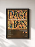 #noir Tableau de l'album Porgy And Bess de Ella Fitzgerald, cadre noir, imprimé et encadré en France