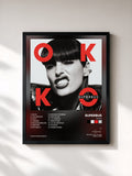 #noir OK KO di Superbus in stampa incorniciata, cornice nera, stampata e incorniciata in Francia