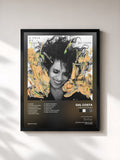 #noir A Pele do Futuro by Gal Costa as a framed art print, black frame, printed and framed in France
