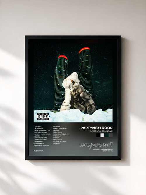 PARTYNEXTDOOR · $ome $exy $ongs 4 U — Gerahmter Kunstdruck