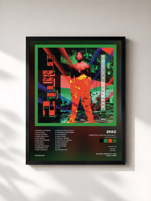 2Pac · Strictly 4 My N.I.G.G.A.Z... (Expanded Edition) — Stampa incorniciata