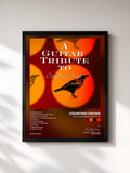 #noir Tableau de l'album Counting Crows:tribute To de Counting Crows, cadre noir, imprimé et encadré en France