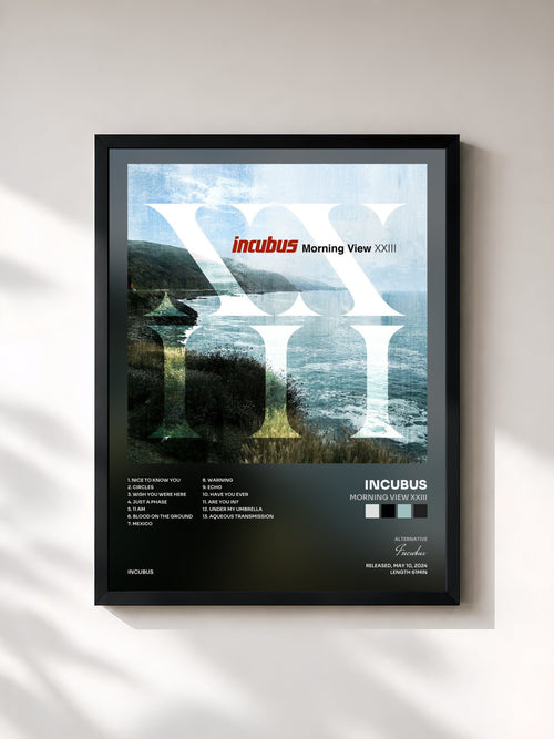 Incubus · Morning View XXIII — Affiche encadrée