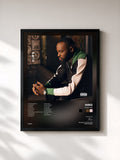#noir Erratum by Hiro as a framed art print, black frame, printed and framed in France