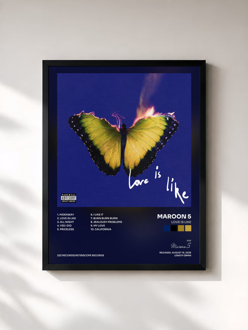 Maroon 5 · Love Is Like — Stampa incorniciata