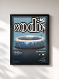 #noir Tableau de l'album One Love de The Prodigy, cadre noir, imprimé et encadré en France