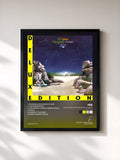 #noir Tales from Topographic Oceans (Deluxe Edition) de Yes en lámina enmarcada, marco negro, impresa y enmarcada en Francia