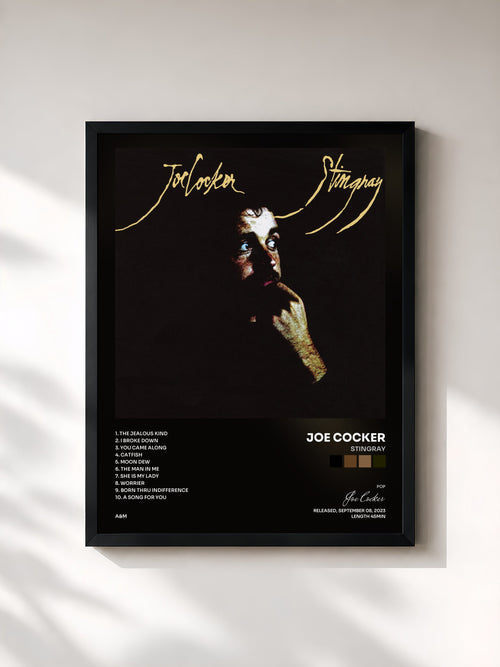 Joe Cocker · Stingray — Affiche encadrée