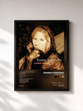 #noir Higher Ground de Barbra Streisand en lámina enmarcada, marco negro, impresa y enmarcada en Francia