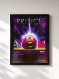 #noir Tableau de l'album LOtUSFLOW3R de Prince, cadre noir, imprimé et encadré en France