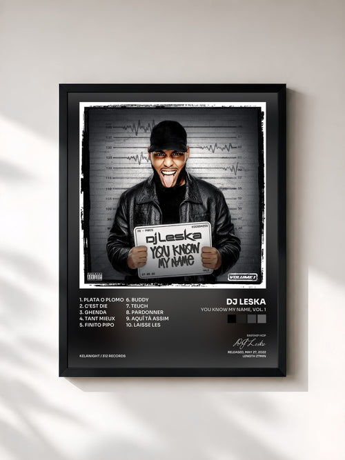 DJ Leska · You Know My Name, Vol. 1 — Lámina enmarcada