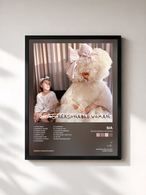 Sia · Reasonable Woman — Framed art print