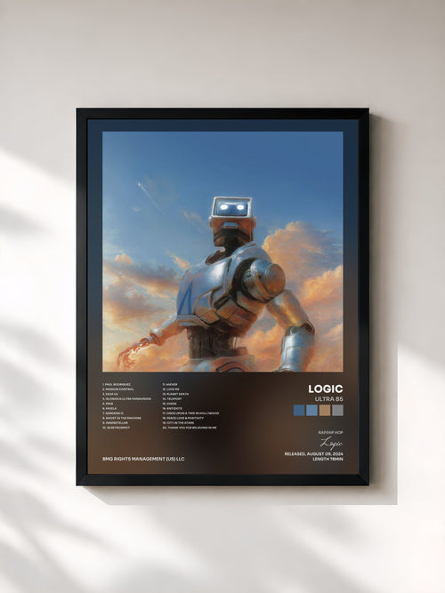 Logic · Ultra 85 — Affiche encadrée