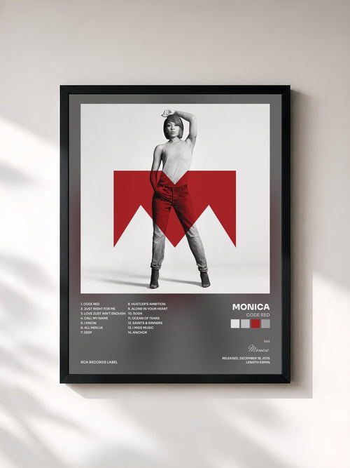 Monica · Code Red — Stampa incorniciata