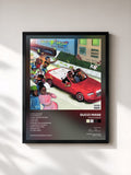 #noir Droptopwop de Gucci Mane en lámina enmarcada, marco negro, impresa y enmarcada en Francia