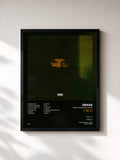 #noir Dark Lane Demo Tapes von Drake als gerahmter Kunstdruck, schwarzer Rahmen, gedruckt und gerahmt in Frankreich