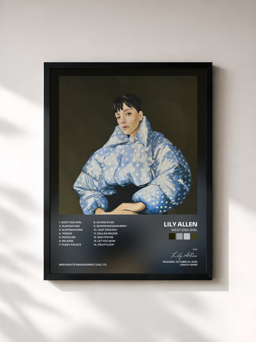 Lily Allen · West End Girl — Lámina enmarcada